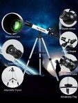 Beginner-Friendly 700mm Refractor Telescope for Astronomy