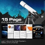 90mm SCOPEX Telescope for Beginners and Kids