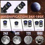 HETEKAN 80mm High Powered Beginner Telescope