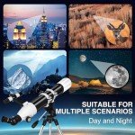 90mm Refractor Telescope for Astrophotography Beginners