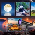 HETEKAN 80mm High Powered Beginner Telescope