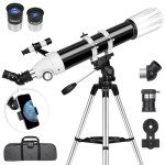 90mm Refractor Telescope for Astrophotography Beginners