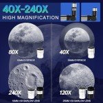 Beginner-Friendly 90mm Refractor Astronomy Telescope