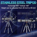 Beginner-Friendly 90mm Refractor Astronomy Telescope