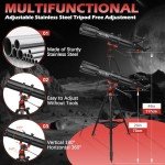 High-Powered 90mm Beginner Telescope for Planets