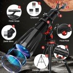 High-Powered 90mm Beginner Telescope for Planets