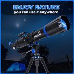 Beginner's 90mm High-Power Astronomy Telescope