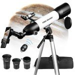 High-Powered Beginner Telescope - 500x80mm Refractor