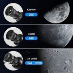 High-Powered Beginner Telescope - 500x80mm Refractor