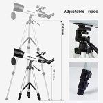 High-Powered Beginner Telescope - 500x80mm Refractor