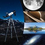 High-Powered Beginner Telescope - 500x80mm Refractor