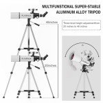 FlyGala High-Powered 80mm Refractor Telescope