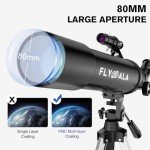 FlyGala 30X-750X Beginner Astronomy Telescope