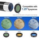 FlyGala 30X-750X Beginner Astronomy Telescope