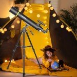 Beginner Telescope with 80mm Aperture for Kids