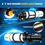 SVBONY 90mm Refractor Telescope Bundle for Astrophotography
