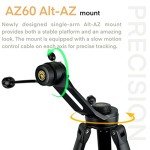 ExploraPro 90AZ Beginner Telescope with Smartphone Adapter