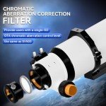 SVBONY 102mm F6.5 Refractor Telescope for Beginners