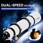 SVBONY 102mm F6.5 Refractor Telescope for Beginners