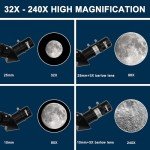 90mm Aperture Refractor Telescope for Beginners