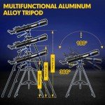 YENGUAN 90mm Refractor Telescope for Beginners