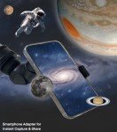 PolarLink 80EQ Manual Refractor Telescope with Smartphone Adapter
