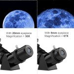 80mm Refractor Telescope for Beginner Astrophotography
