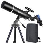 Beginner-Friendly 80mm Portable Telescope with Accessories
