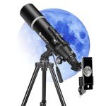 Beginner-Friendly 80mm Portable Telescope with Accessories