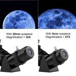 Beginner-Friendly 80mm Portable Telescope with Accessories