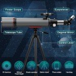 Aurosports 90mm High-Powered Beginner Telescope