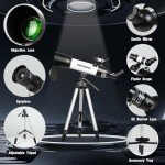 80mm Refractor Telescope for Astrophotography Beginners