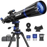 YENGUAN 90mm Refractor Telescope for Beginners