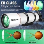 MEEZAA 80ED F7.5 Compact Telescope for Astrophotography