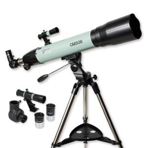 Carson Stara 80AZ Beginner Refractor Telescope