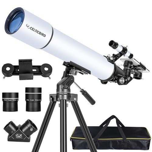 Celticbird 80mm Refractor Telescope for Beginners
