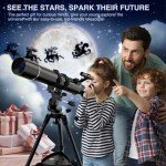 NACATIN 90mm Refractor Telescope for Beginners