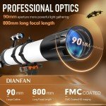90mm Portable Telescope for Beginner Astronomy
