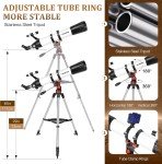 90mm Aperture Portable Telescope for Astronomy Beginners