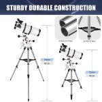 150EQ Astronomical Reflector Telescope for Beginners
