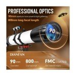 90mm Portable Telescope for Beginner Astronomy