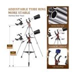 90mm Portable Telescope for Beginner Astronomy