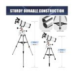 Beginner 150EQ Astronomical Reflector Telescope for Adults