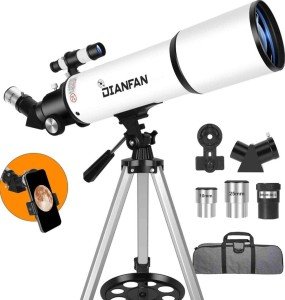 80mm Aperture 600mm Telescope for Beginners
