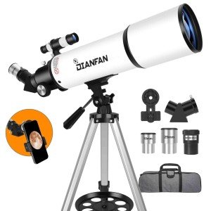 80mm Aperture 600mm Telescope for Beginners
