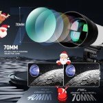 FREE SOLDIER 70mm Beginner Refractor Telescope