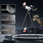 FREE SOLDIER 70mm Beginner Refractor Telescope