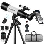 FREE SOLDIER 70mm Beginner Refractor Telescope