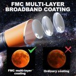 BEZGAR 70mm High-Powered Beginner Telescope with Tripod