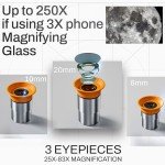 BEZGAR 70mm High-Powered Beginner Telescope with Tripod